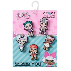 LOL SURPRISE! 5-PACK Jibbitz™ Charms, NWT